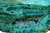 Brilliant Teal Botryoidal Chrysocolla and Malachite - Chile #299553-1